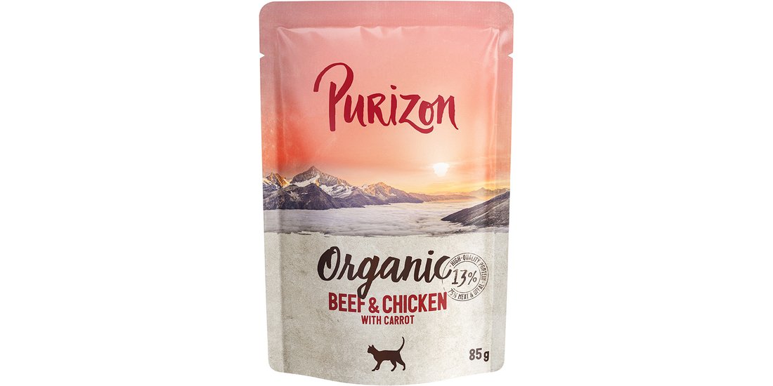 Purizon Organic 12 x 85 g – Manzo e Pollo con…