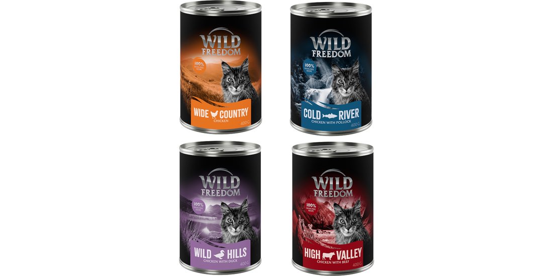 Wild Freedom Adult 24 x 400 g – senza cereali…