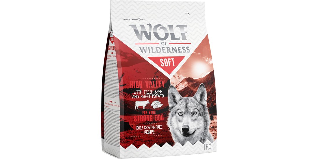 Set prova misto! 3 x 1 kg Wolf of Wilderness …