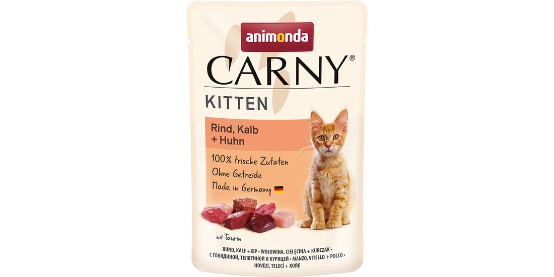 animonda Carny Kitten Buste 12 x 85 g – Manzo…