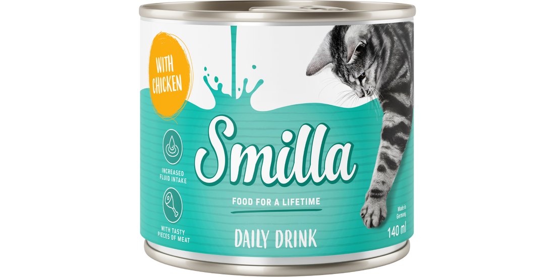 Smilla Drink per gatti – con Pollo – Set %: 24…