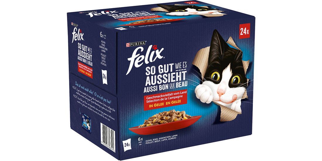 Felix Le Ghiottonerie in Gelatina 24 x 85 g Alimento…