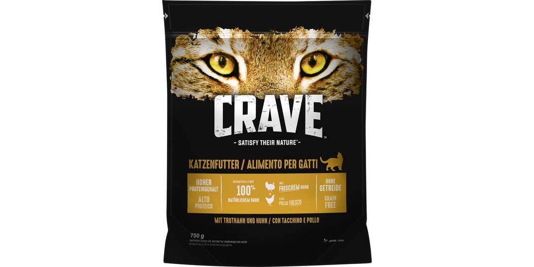 Crave con Tacchino e Pollo Crocchette per gatto…