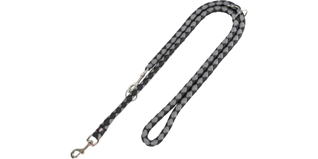 Guinzaglio Trixie Cavo addestramento – nero/grigio…