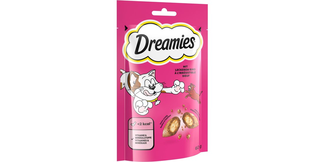 Catisfactions Snack per gatti – 60 g Manzo