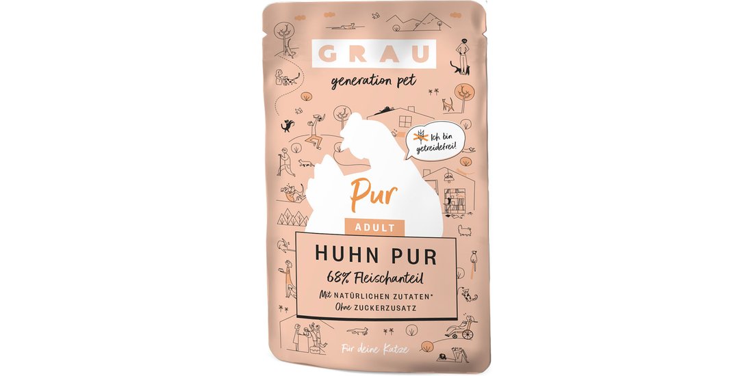 GRAU Adult Senza cereali 32 x 125 g umido per…