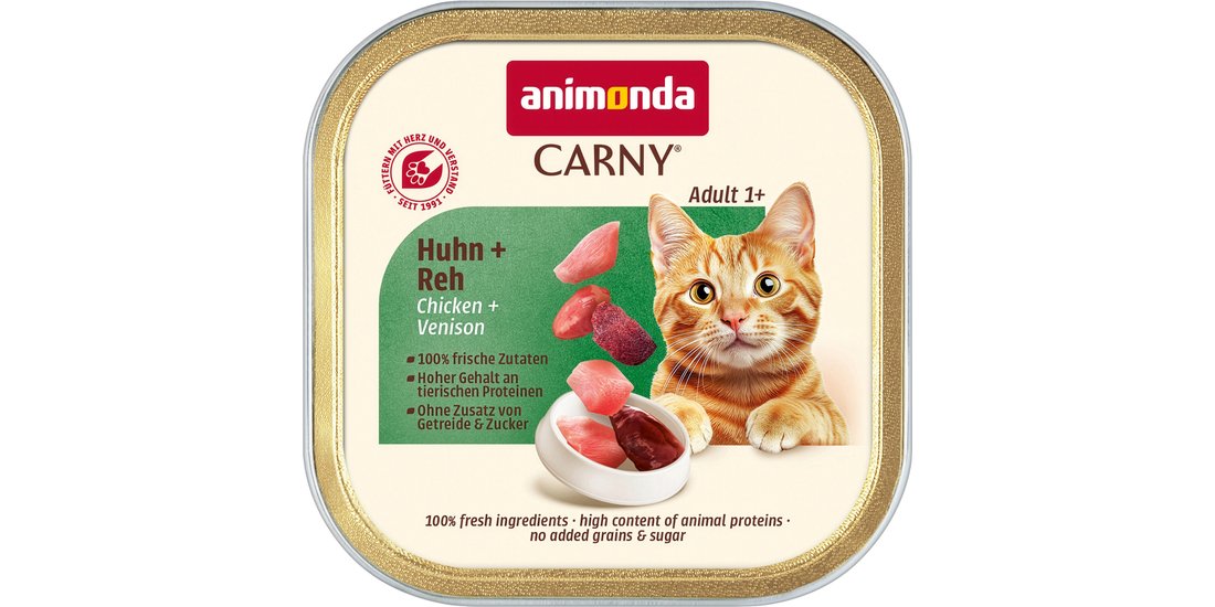 animonda Carny Adult 32 x 85 g – Pollo & Capriolo…