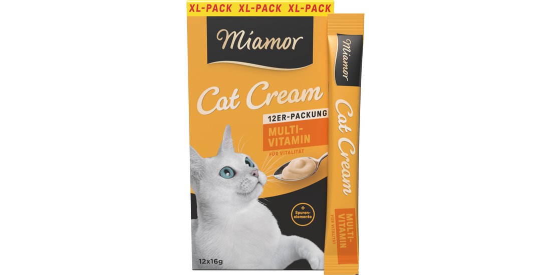 Miamor Cat Snack Multi-Vitamin Cream – 12 x 16…