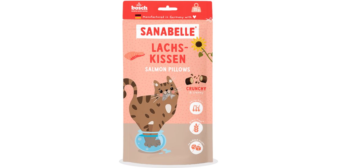Sanabelle Snack – 55 g Fagottini al Salmone