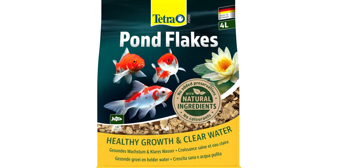 Tetra Pond Flakes per pesci da laghetto – Set…
