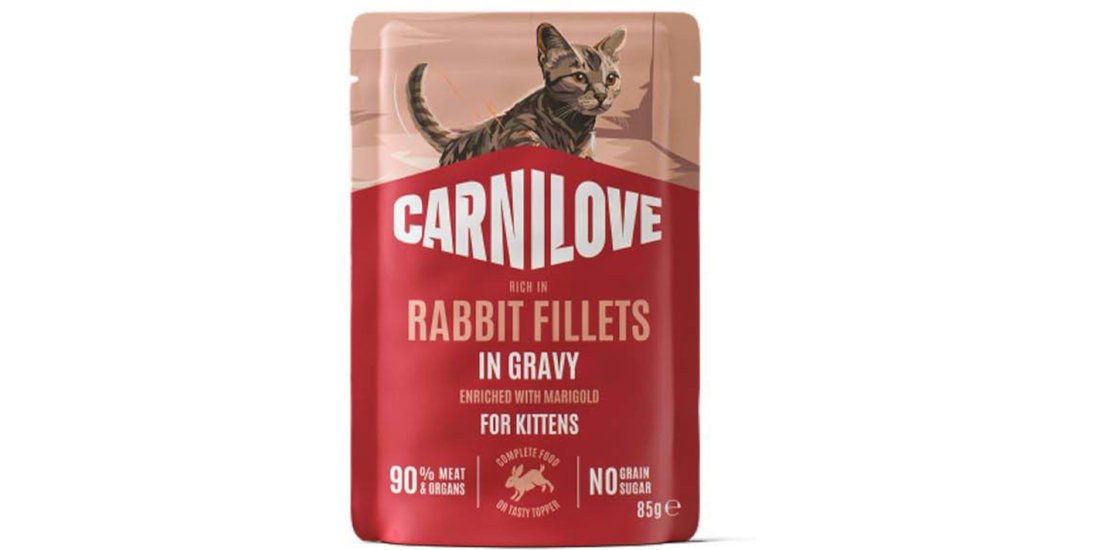 Carnilove Kitten in Salsa 24 x 85 g – Coniglio…