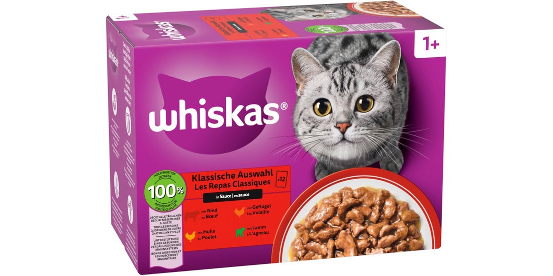 Whiskas 1+ Adult buste 12 x 85 g – Selezione …