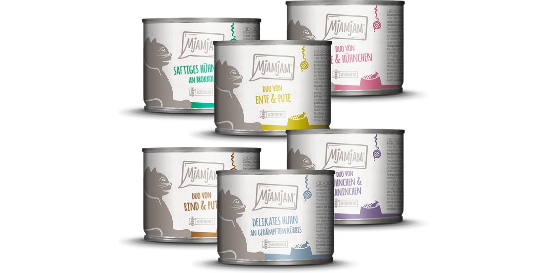 MjAMjAM 6 x 200 g umido gatto – Mix 2: Pollo & …