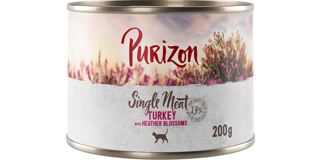 Purizon Single Meat 6 x 200 g – Tacchino con …