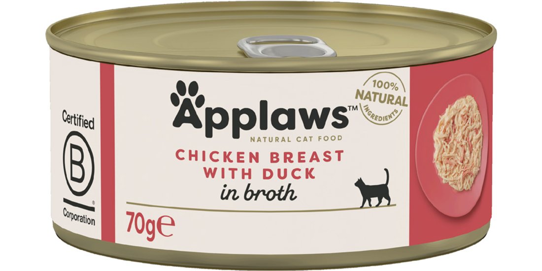 Applaws in Brodo 24 x 70 g – Petto di Pollo con…