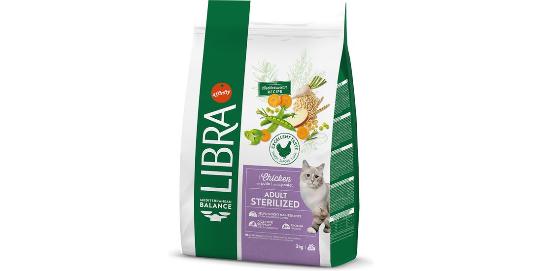 Libra Adult Sterilized con Pollo Crocchette per…