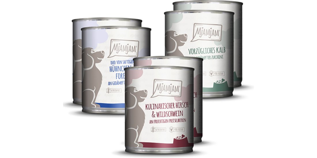 MjAMjAM Adult 12 x 800 g Umido cane – Pacco misto…