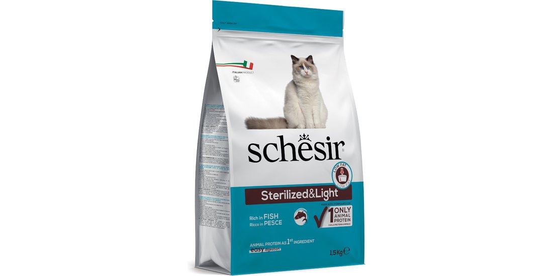 Schesir Sterilized & Light con Pesce Crocchette…