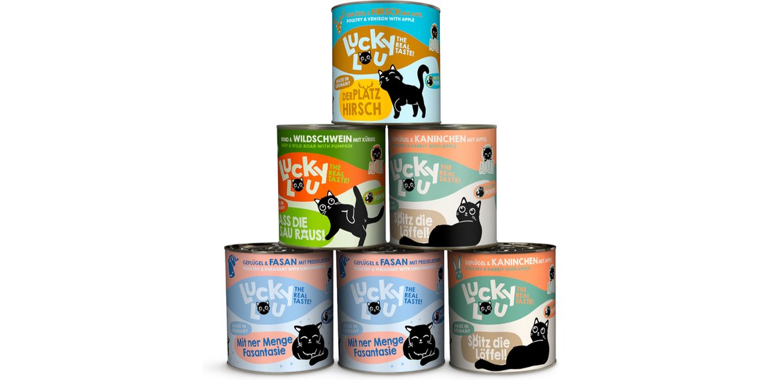 Lucky Lou Adult 6 x 800 g umido gatto – Wild …