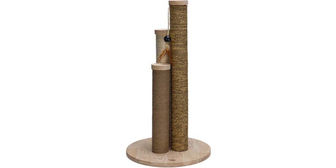 Colonna tiragraffi in legno Designed by Lotte…