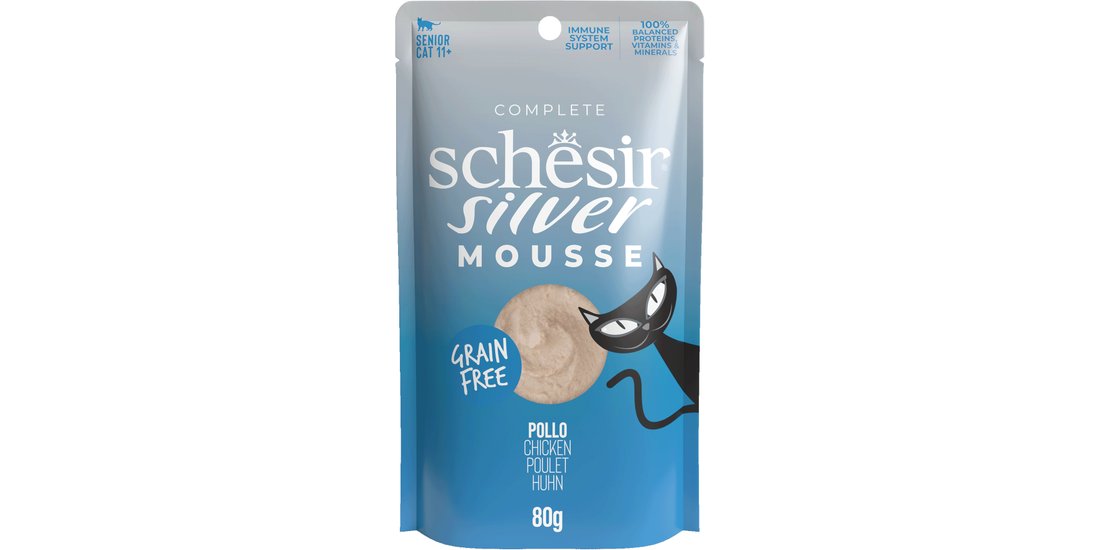 Schesir Silver Mousse 12 x 80 g Umido per gatto…