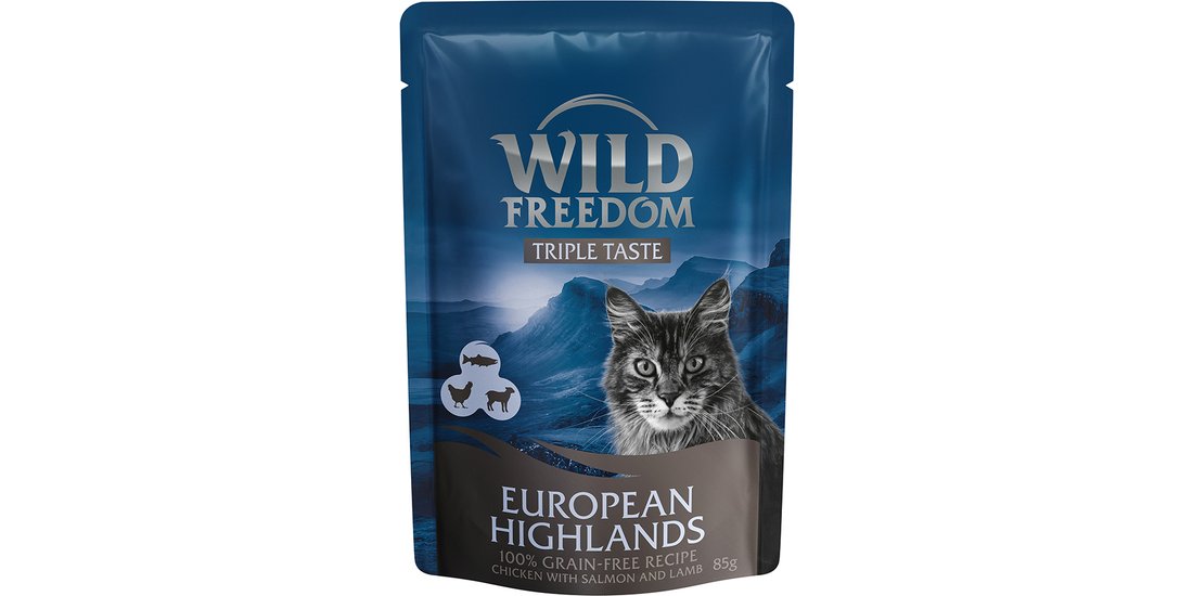 Wild Freedom Triple Taste Buste 8 x 85 g umido…