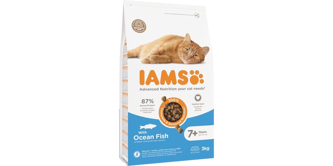 IAMS Advanced Nutrition Senior 7+ con Pesce oceanico…