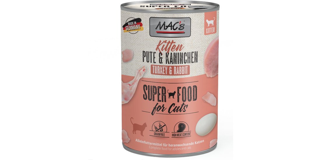 MAC’s Cat Kitten 6 x 400 g Alimento umido per…