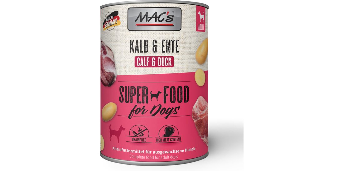 MAC’s Adult 6 x 800 g Umido per cane – Vitello…