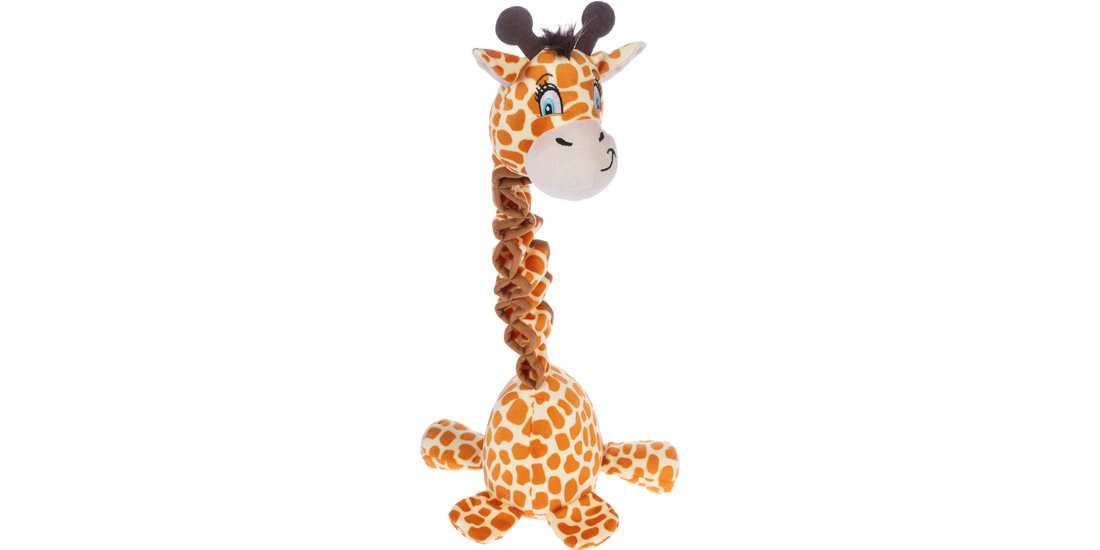 Gioco per cani TIAKI Giraffa con collo elasticizzato…