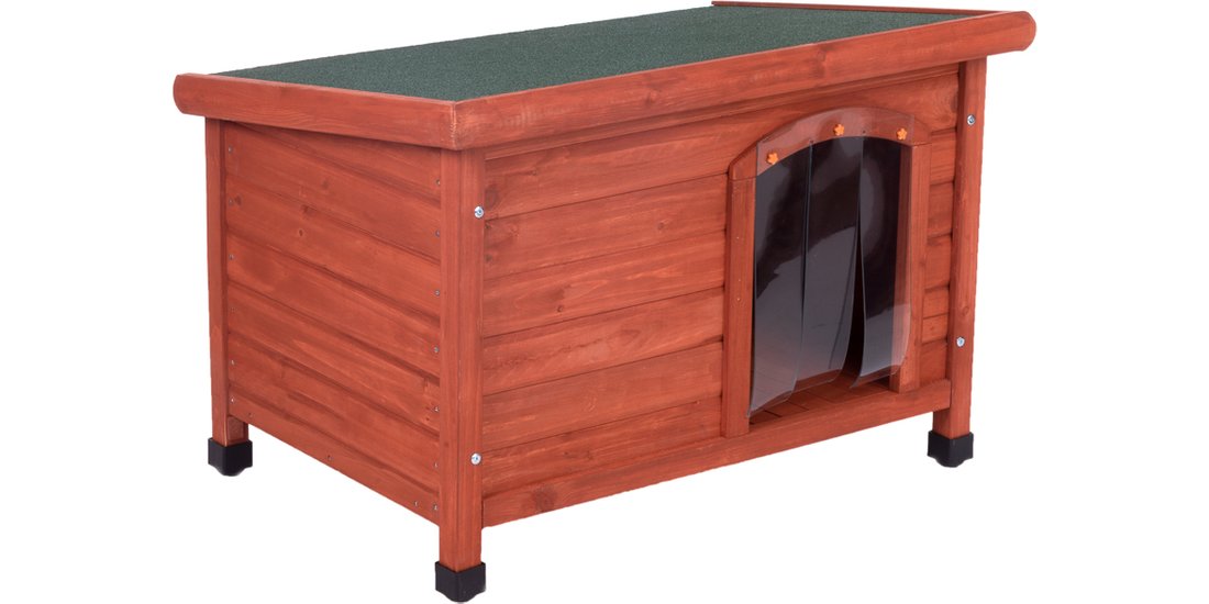 Cuccia per cani Woody con tetto piano – L 85 …