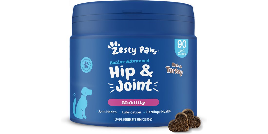 Zesty Paws Senior Hip & Joint Chews Tacchino – …