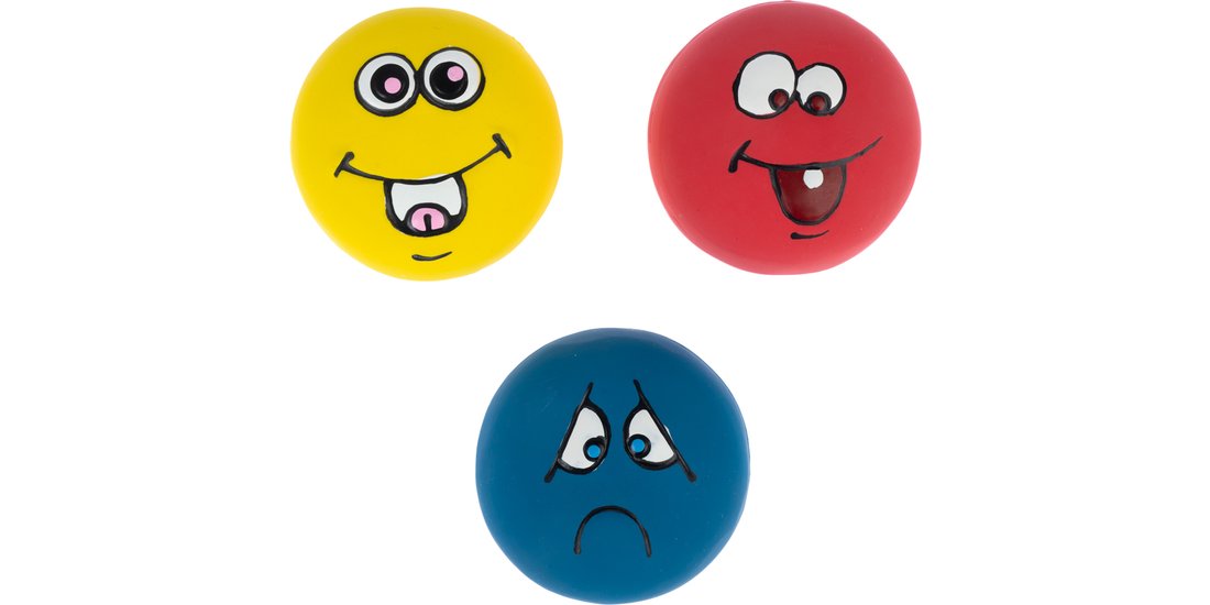 zooplus Basics Gioco per cani Palline Emoji in…