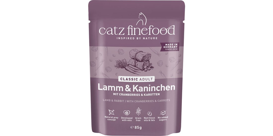 catz finefood 64 x 85 g – Agnello & Coniglio