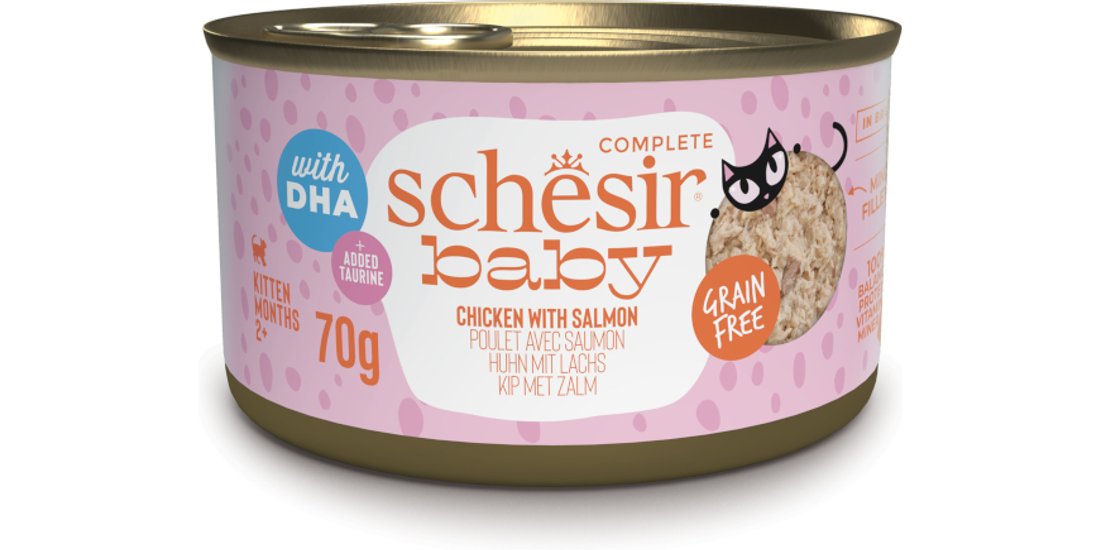 Schesir Baby 12 x 70 g Umido per gattini – Filettini…