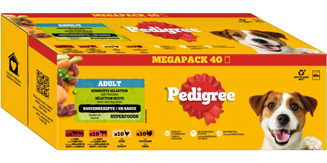 Pedigree in buste 40 x 100 g – Selezione mista…