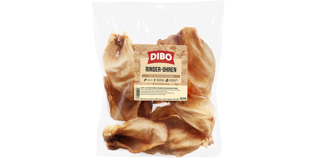 DIBO Orecchie di Manzo – 250 g (10 pz)