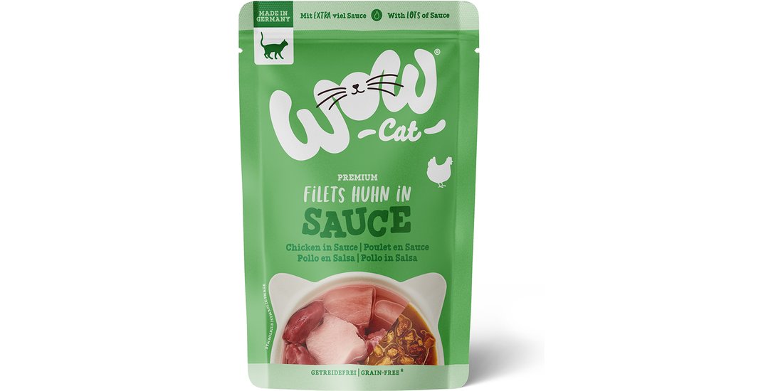 WOW Cat in Salsa 8 x 85 g – Pollo