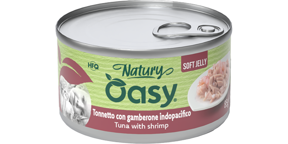 Oasy Natural 85 g – Tonno con Gamberetti