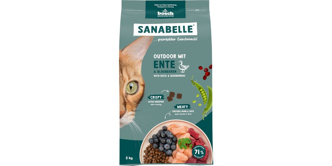 Sanabelle Outdoor con Anatra – 2 kg