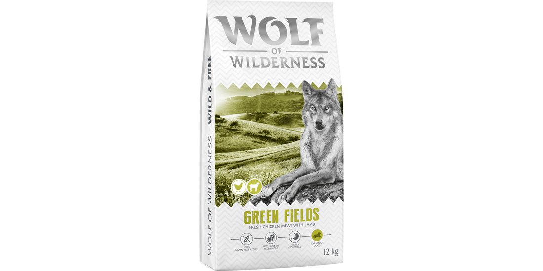 Wolf of Wilderness Senior “Green Fields” – Agnello…