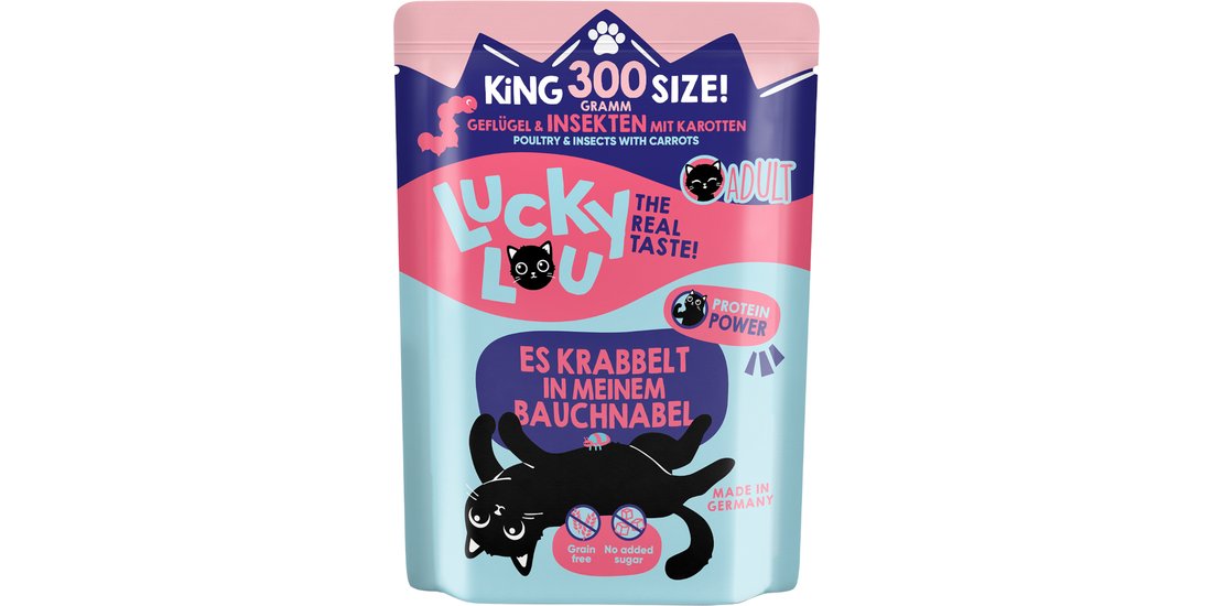Lucky Lou Adult 2 x 300 g – Pollame & Insetti