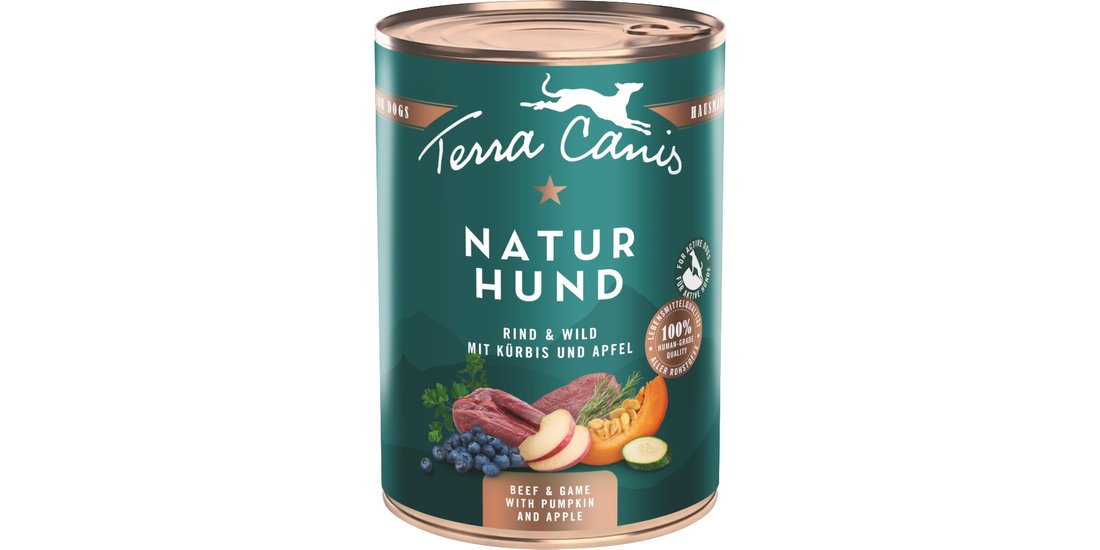 Terra Canis Natural Dog 6 x 400 g – Manzo & Selvaggina…