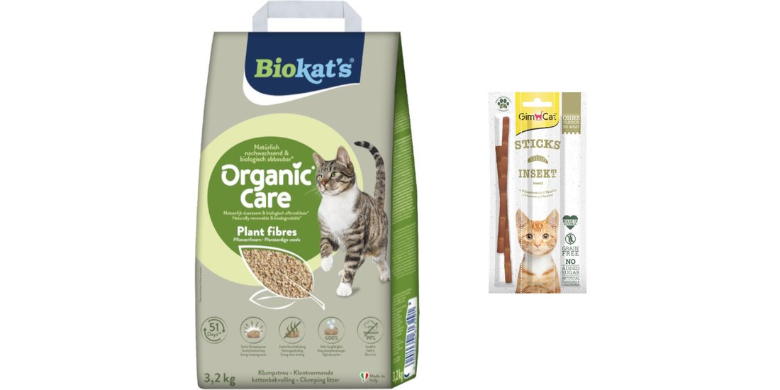 8 L Biokat’s Organic Care Lettiera per gatti + …