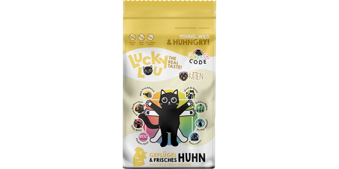 Lucky Lou Kitten Pollame & Pollo – 9 kg