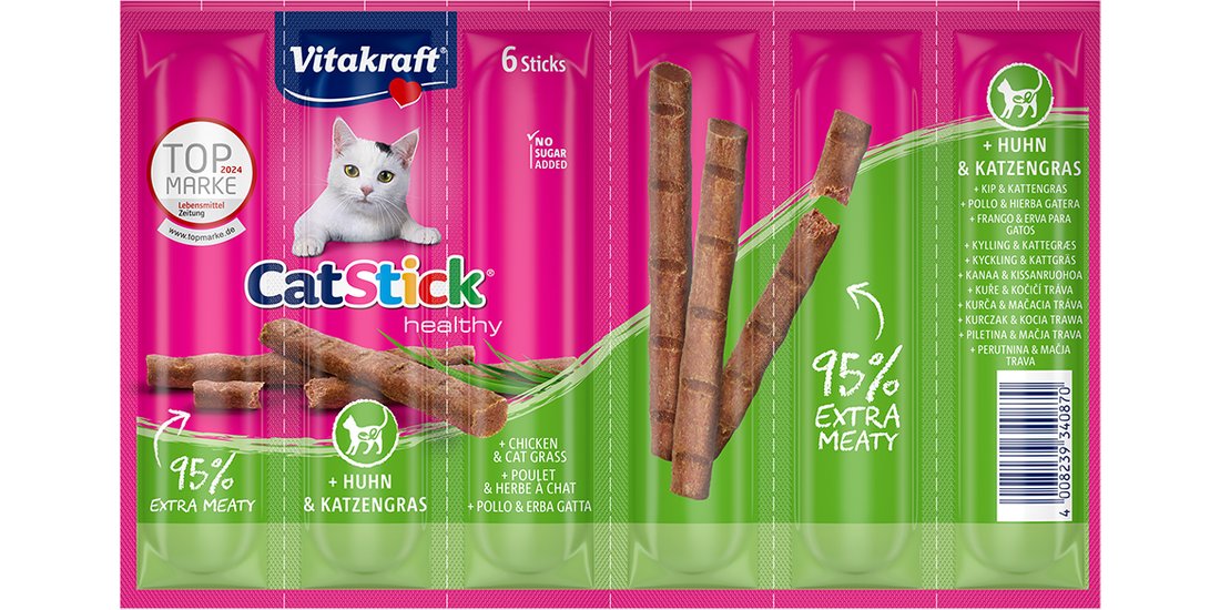Vitakraft Cat Stick Healthy – Set%: 24 x 6 g …