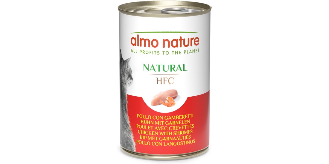 Almo Nature HFC 6 x 140 g – Pollo e Gamberetti…