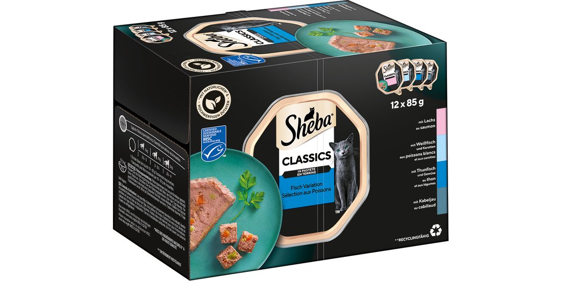 Sheba Vaschette 96 x 85 g Umido per gatto – Paté…