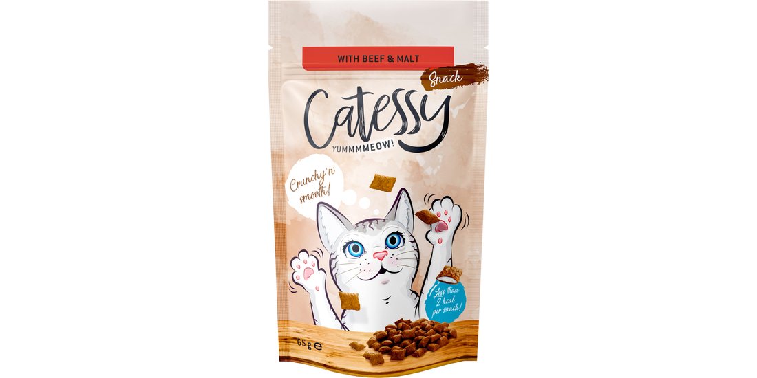 Catessy Snack Croccanti 15 x 65 g – Antihairball…