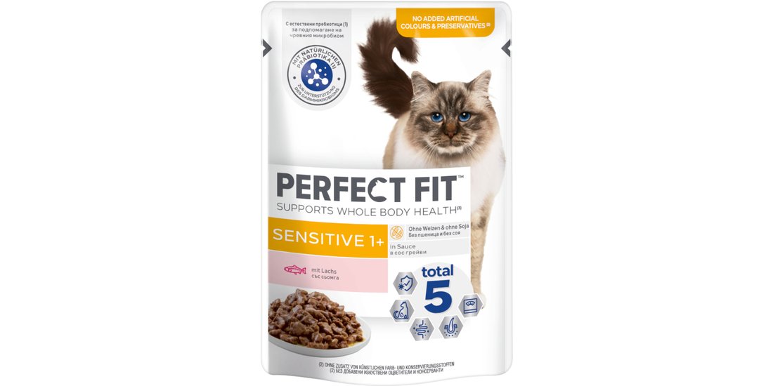 Perfect Fit 96 x 85 g – Sensitive 1+ Salmone
